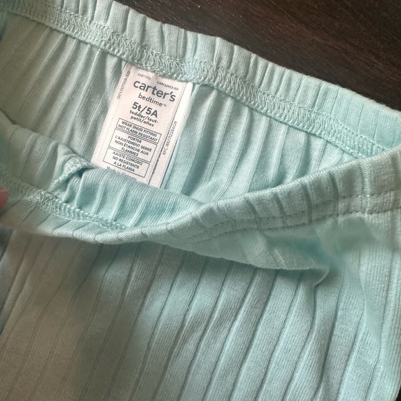 Carter's Ribbed Cream Pajama Set - Picture 4 of 4